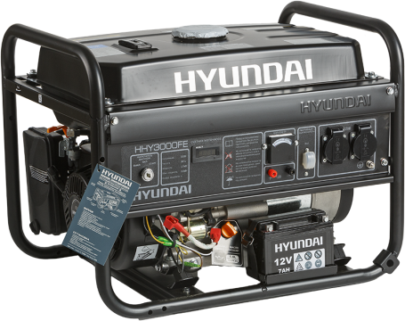 Бензогенератор HYUNDAI HHY 3000FE в Екатеринбурге