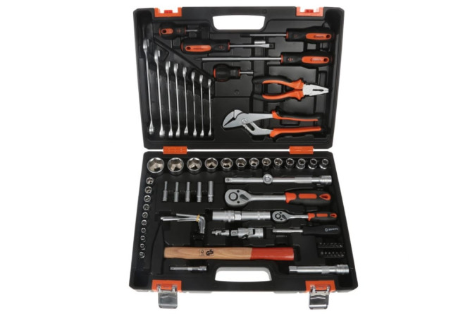 Набор инструментов Вихрь, 1/2&amp;quot; , 1/4&amp;quot; , CrV, в кейсе 76 предм в Екатеринбурге