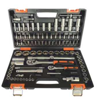 Набор инструментов Вихрь, 1/2&amp;quot; , 1/4&amp;quot; , CrV, в кейсе 94 предм