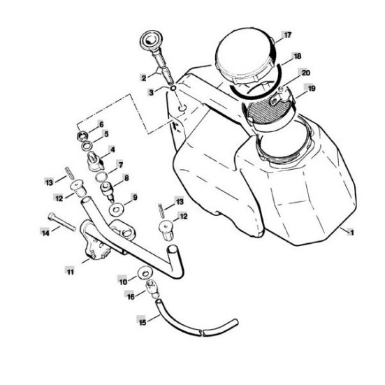 Гидроемкость Kit TS-400-760 к FW Stihl 42010071048 в Екатеринбурге