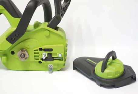 Цепная пила аккумуляторная Greenworks Арт. 2007007, 24V, 30см, бесщеточная, без АКБ и ЗУ в Екатеринбурге