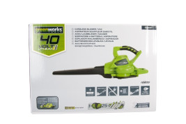G-MAX 40V Аккумуляторный Бесщеточный Воздуходув-Садовый Пылесос GD40BV