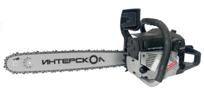 Пила цепная бензиномоторная Интерскол ПЦБ-18-58Л в Екатеринбурге