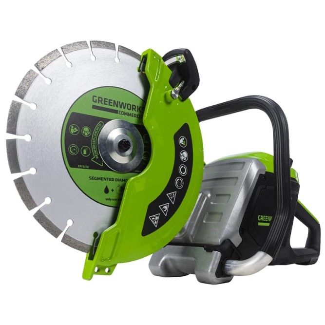 Бетонорез аккумуляторный Greenworks Арт.1501307, 82V, 350 мм, 4,3 кВт, без АКБ И ЗУ в Екатеринбурге