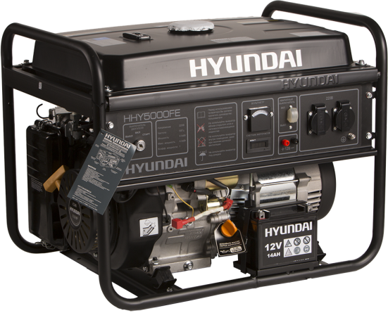 Бензогенератор HYUNDAI HHY 5000FE в Екатеринбурге