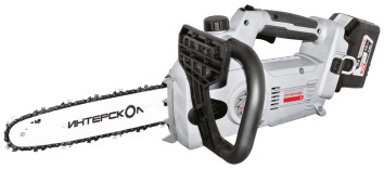 Бесщеточная аккумуляторная цепная пила Интерскол ПЦА-10/18В