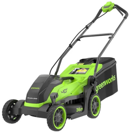 Газонокосилка аккумуляторная Greenworks GD40LM361, 40V, 36 см, бесщеточная, без АКБ и ЗУ в Екатеринбурге