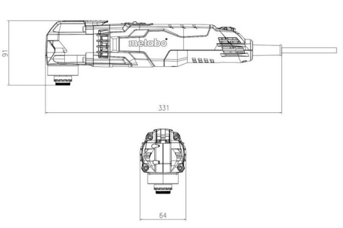 Многофункциональный инструмент Metabo MT 400 Quick 601406000 в Екатеринбурге
