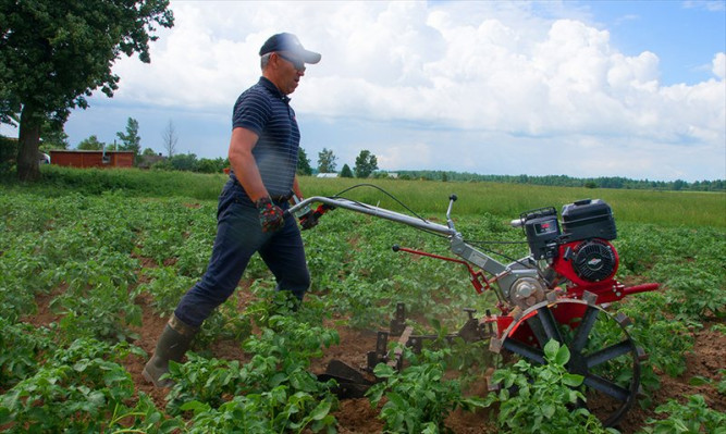 Мотоблок Мобил К МКМ-3-К7 Lander-Пахарь