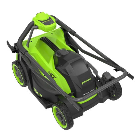 Газонокосилка аккумуляторная Greenworks GD40LM361, 40V, 36 см, бесщеточная, c 1хАКБ 4Ач и ЗУ в Екатеринбурге