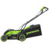 Газонокосилка аккумуляторная Greenworks GD40LM361, 40V, 36 см, бесщеточная, c 1хАКБ 4Ач и ЗУ в Екатеринбурге