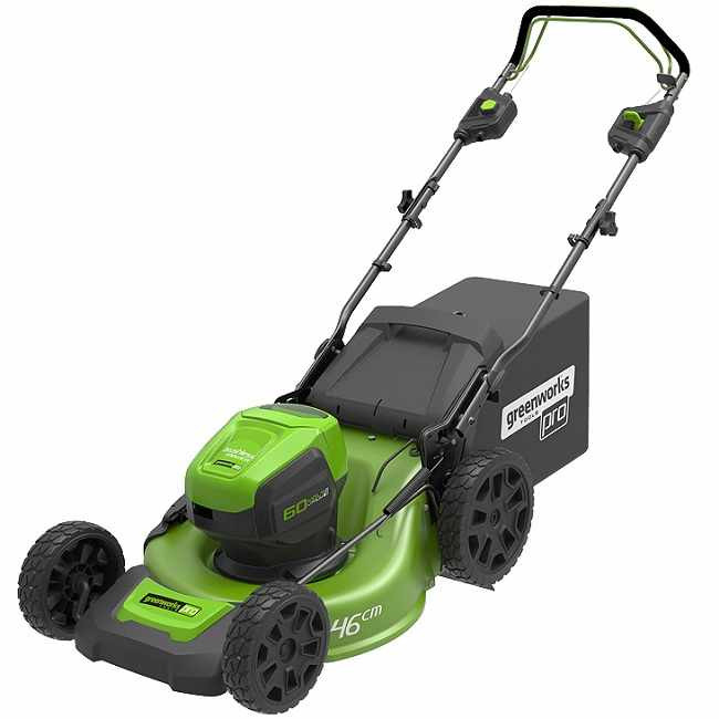 Газонокосилка аккумуляторная Greenworks GD60LM46HP 60V (46 см) бесщеточная с АКБ и ЗУ в Екатеринбурге