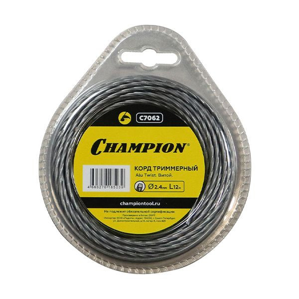 Корд трим.CHAMPION Alu Twist 2.4мм*12м (витой) в Екатеринбурге