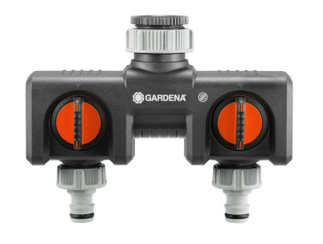 3/4"-1" Распределитель 2-х канальный GARDENA 08193-20.000.00 в Екатеринбурге