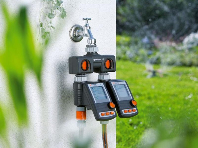 3/4&amp;quot;-1&amp;quot; Распределитель 2-х канальный GARDENA 08193-20.000.00 в Екатеринбурге