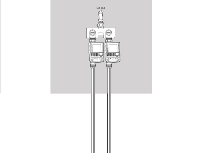 3/4&amp;quot;-1&amp;quot; Распределитель 2-х канальный GARDENA 08193-20.000.00 в Екатеринбурге
