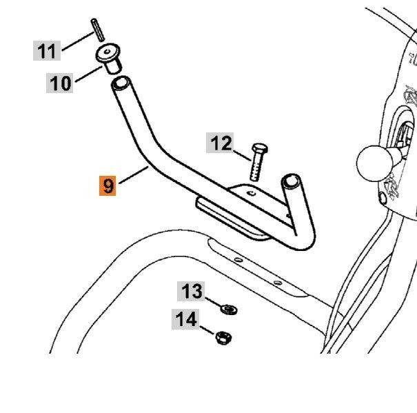 Крепление FW20 бака воды Stihl 42247007401 в Екатеринбурге