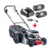 Газонокосилка аккумуляторная AL-KO 46.2 Li SP-W Comfort Energy Flex, комплект с 2 аккум. и 1 зар. ус