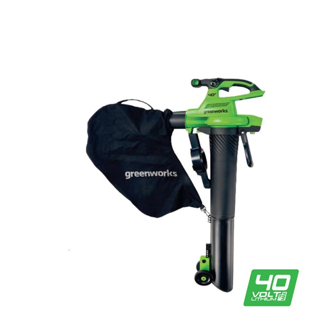 Воздуходув-Садовый Пылесос аккумуляторный Greenworks Арт. 2406907, 40V, бесщеточный, без АКБ и ЗУ в Екатеринбурге
