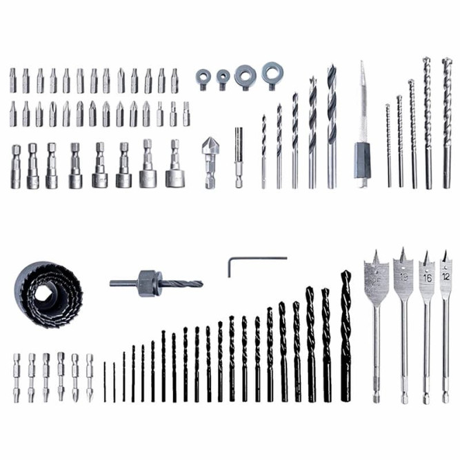 Набор сверл, бит и коронок в кейсе Greenworks Арт. 2944607, 90 предметов в Екатеринбурге
