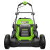 Газонокосилка аккумуляторная Greenworks GD40LM411, 40V, бесщеточная, 41 см, c 1хАКБ 4Ач и ЗУ в Екатеринбурге