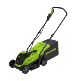 Газонокосилка аккумуляторная Greenworks Арт. 2516107, 24V, 33 см, бесщеточная, без АКБ и ЗУ