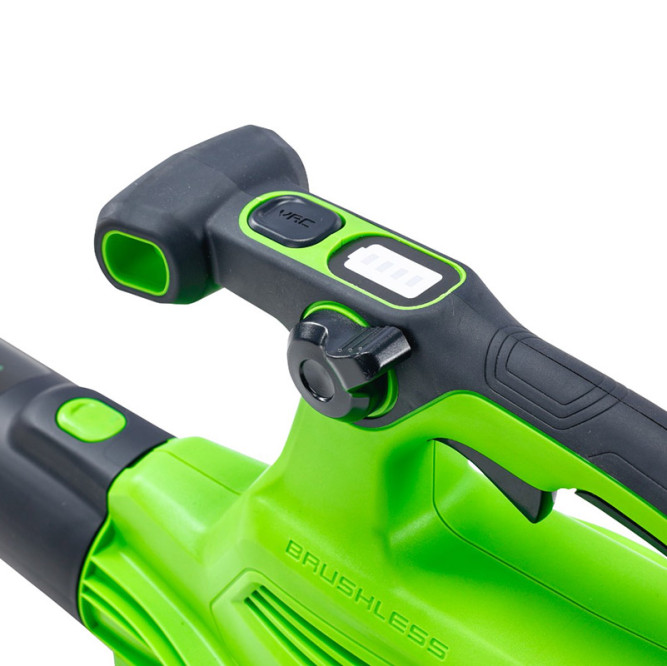 Воздуходув-Садовый Пылесос аккумуляторный Greenworks Арт. 2406907UB, 40V, бесщеточный, c 1хАКБ 4Ач и ЗУ в Екатеринбурге