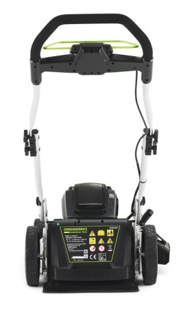 Газонокосилка аккумуляторная Greenworks GD82LM51, 82V, 51 см, бесщеточная 5 А.ч. АКБ и ЗУ в Екатеринбурге