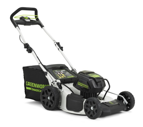 Газонокосилка аккумуляторная Greenworks GD82LM51, 82V, 51 см, бесщеточная 5 А.ч. АКБ и ЗУ в Екатеринбурге
