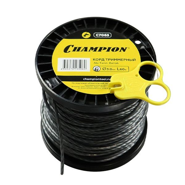 Корд трим.CHAMPION Alu Twist 3.0мм*60м (витой) в Екатеринбурге