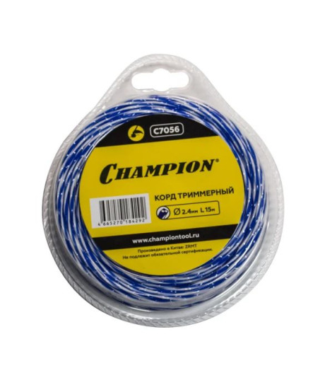 Корд трим.CHAMPION Sky-cutter  2.4мм* 15м (витой квадрат) в Екатеринбурге