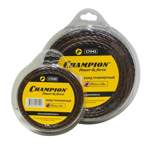 Корд трим.CHAMPION Magic 2.4мм*15м (витой квадрат) в Екатеринбурге