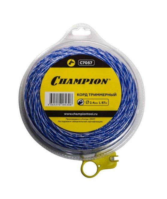 Корд трим.CHAMPION Sky-cutter 2.4мм* 87м (витой квадрат) в Екатеринбурге