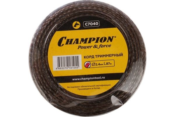 Корд трим.CHAMPION Magic 2.4мм*87м (витой квадрат) в Екатеринбурге