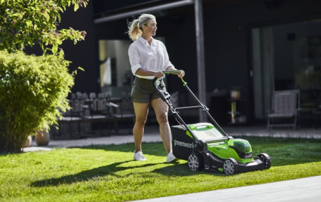 Газонокосилка аккумуляторная Greenworks Арт.2512607, 2*24V, 41 см, без АКБ и ЗУ
