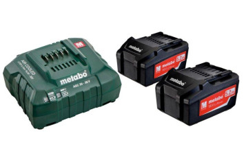 Базовый комплект Metabo 18 В Li-Power 2х5,2Ач + ЗУ ASC 30-36V AIR COOLED 685051000