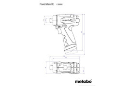 Аккумуляторная дрель-шуруповерт Metabo PowerMaxx BS Basic 600080500