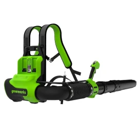 Ранцевая воздуходувка аккумуляторная Greenworks GD40BPG2, 40V, бесщеточная, с 1хАКБ 4 Ач и ЗУ