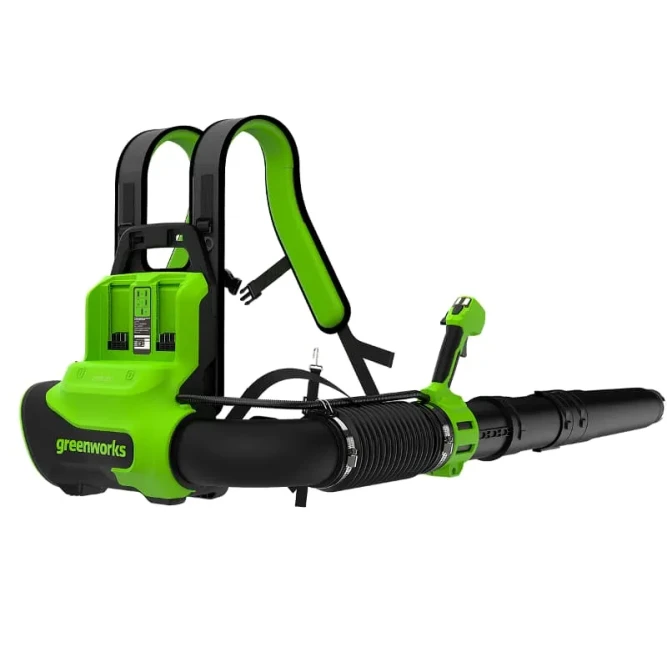 Ранцевая воздуходувка аккумуляторная Greenworks GD40BPG2, 40V, бесщеточная, с 1хАКБ 4 Ач и ЗУ в Екатеринбурге