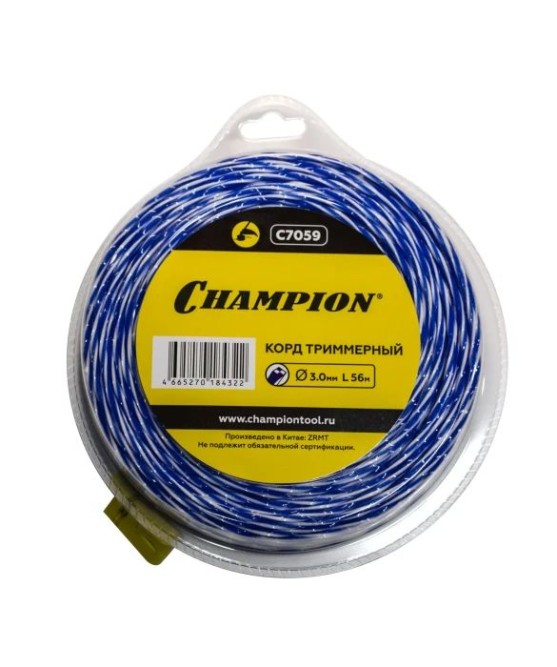 Корд трим.CHAMPION Sky-cutter 3.0мм* 56м (витой квадрат) в Екатеринбурге