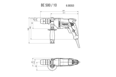 Дрель Metabo BE 500/10 600353000 в Екатеринбурге