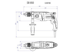 Ударная дрель Metabo SBE 780-2 600781500