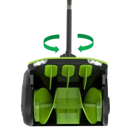 Снегоуборщик аккумуляторный Greenworks GD40SS2, 40V, 30 см, с регулируемым направлением выброса, бесщеточный, с 1хАКБ 4 Ач и ЗУ