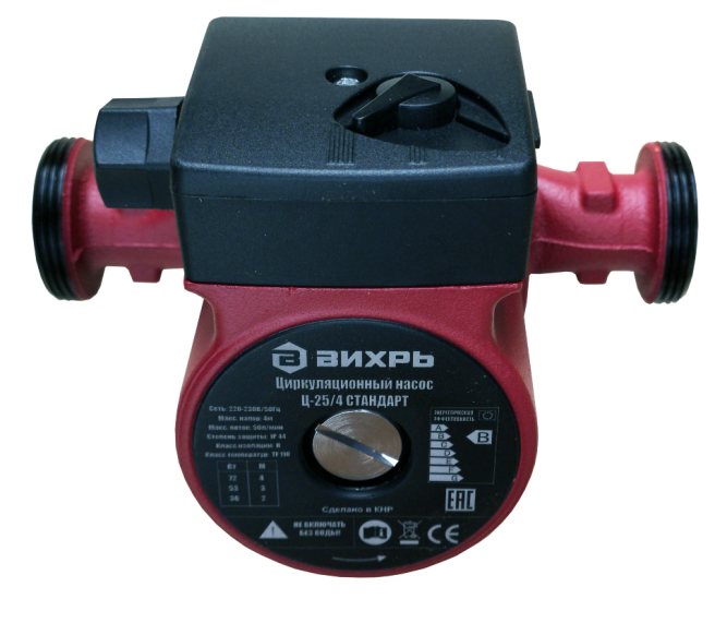 Циркуляционный насос Вихрь Ц-25/4 СТАНДАРТ в Екатеринбурге