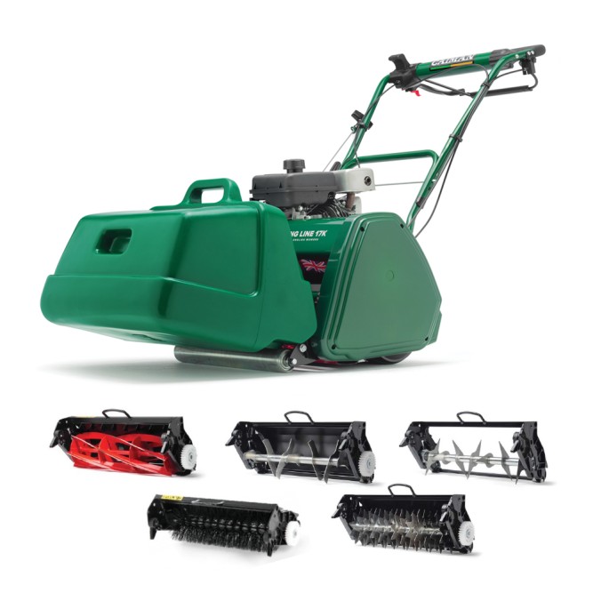 Барабанная газонокосилка Caiman King Line 17H MID+