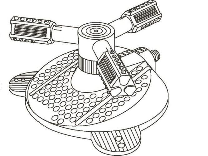 Дождеватель круговой Mambo Comfort GARDENA 02062-29.000.00 в Екатеринбурге