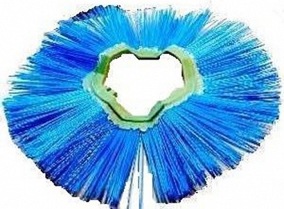 Щетка дисковая 110х450 полипропиленовая беспроставочная гнутая в Екатеринбурге