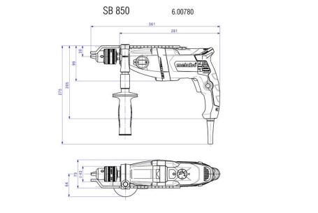 Ударная дрель Metabo SBE 780-2 600781510 в Екатеринбурге