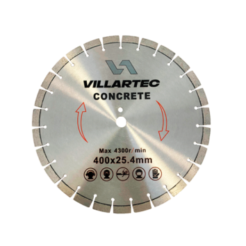 Алмазный диск Villartec D 400 мм (16&amp;quot;) бетон