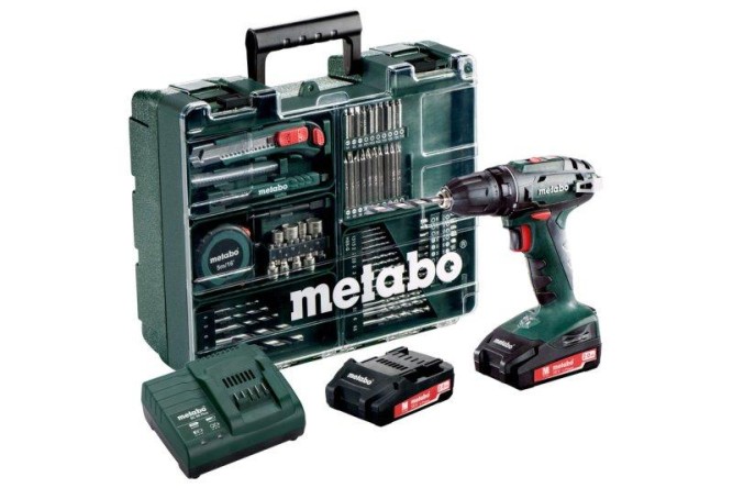 Аккумуляторная дрель-шуруповерт Metabo BS 18  Set 602207880 в Екатеринбурге